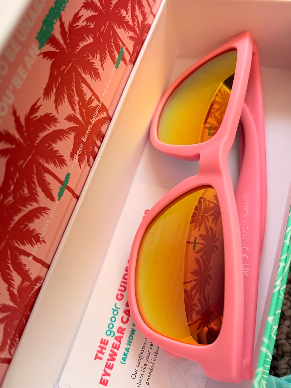 Like new Goodr Sunglasses, Valentine’s edition